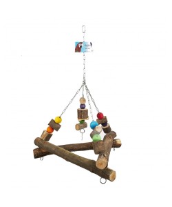 Adventure Bound Triangle Treasure Swing Parrot Toy